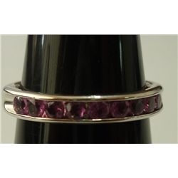 12.50 CTW AMETHYST RING .925 STERLING SILVER