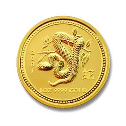 Australian Lunar Gold 1 oz Gold Tiger (Date of our choi