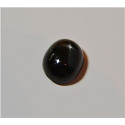 Black Star Sapphire  Cabochon Cut  11 x 9mm  4.70ct