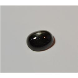 Black Star Sapphire  Cabochon Cut  10 x 8mm  4.55ct
