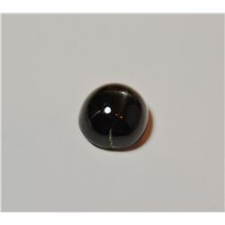 Black Star Sapphire  Cabochon Cut  9mm  3.70ct