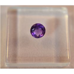 Beautiful Amethyst Gemstone  .50ct  Round Cut  4mm