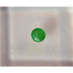 ***Columbian Emearald .15ct   Round Cut  4.5mm***
