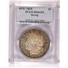 Image 1 : 1878 7/8 TAIL FEATHERS STRONG PCGS MS-61 PROOF LIKE