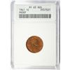 Image 1 : 1941 LINCOLN ONE CENT ANACS PROOF 63 RED
