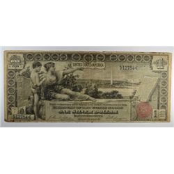 1896 $1 SILVER CERTIFICATE "EDUCATIONAL"
