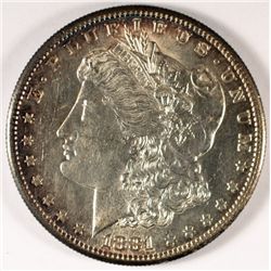 1881-S MORGAN SILVER DOLLAR, MS-62  SEMI PL