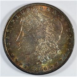 1896 MORGAN DOLLAR MS65+ RAINBOW COLOR!
