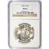 1946-D WALKING LIBERTY HALF DOLLAR NGC MS66 SUPER