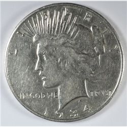1934-S PEACE DOLLAR VF