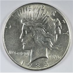 1935 PEACE DOLLAR AU