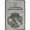 Image 1 : 1935 PEACE DOLLAR NGC MS64