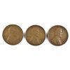 Image 1 : (3) 1924-D LINCOLN ONE CENTS CIRCULATED