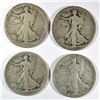 Image 1 : WALKING LIBERTY HALF DOLLAR LOT: 1921 GOOD, 1916-D G-VG, 1916 VG, 1916-S AG