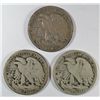 Image 2 : WALKING LIBERTY HALF DOLLAR LOT: 1916 VG, 1916-D G, 1921 G