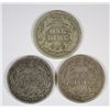 Image 2 : BARBER DIME LOT: 1907-S F-VF, 1894-O G, 1906-S VG