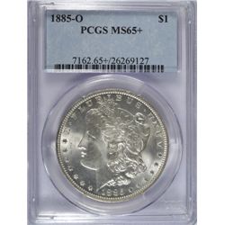 1885-O MORGAN DOLLAR PCGS MS-65+