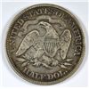 Image 2 : 1875 SEATED LIBERTY HALF DOLLAR VF