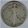 Image 1 : 1916 WALKING LIBERTY HALF DOLLAR VF NICE! ORIGINAL!