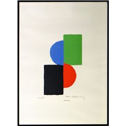 Sonia Delaunay-Terk "Composition in Red, Blue and