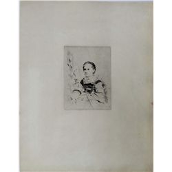 Edgar Degas "Mlle Nathalie Wolonska"