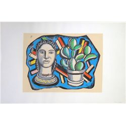 Fernand Leger "Tete et Cactus"