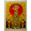 Image 1 : Jean Francois Ibos “Sunflower Lady” lithograph