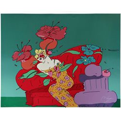 Peter Max "Flower Lady"