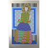 Image 1 : Victor Vasarely "Woman" on silver paper