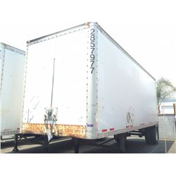 1996 WABASH 28FT COMMERCIAL DRY FREIGHT VAN TRAILER