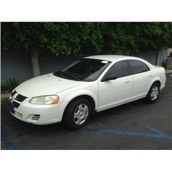 2005 DODGE STRATUS 4D SEDAN 6 CYL.