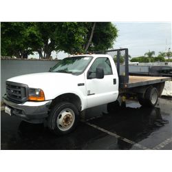 2000 FORD F-450 1.5 TON DUALLY STAKEBED 8 CYL.