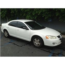 2005 DODGE STRATUS 4D SEDAN 6 CYL.