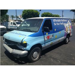 1998 FORD E-350 3/4 TON CARGO VAN 6 CYL.
