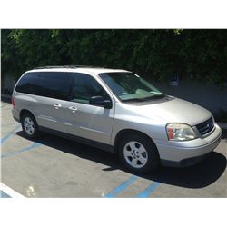 2004 FORD FREESTAR 1/2 TON PASSANGER VAN 6 CYL.