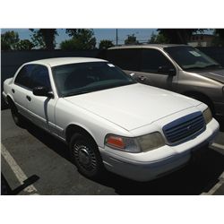 2001 FORD CROWN VICTORIA 4D SEDAN 8 CYL.