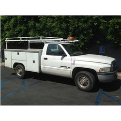 2001 DODGE RAM 2500 3/4 TON SERVICE PICKUP 8 CYL.