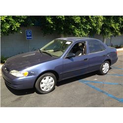 2000 TOYOTA COROLLA 4D SEDAN 4 CYL.