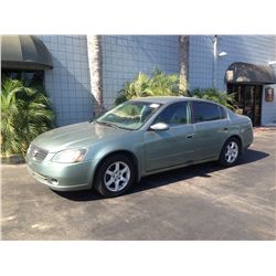 2005 NISSAN ALTIMA 4D SEDAN 6 CYL.