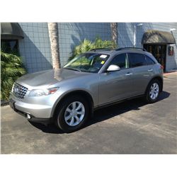 2004 INFINITY FX35 4D CROSSOVER 6 CYL.