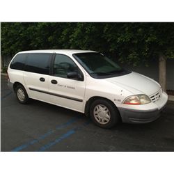 2000 FORD WINDSTAR 1/2 TON PASSANGER VAN 6 CYL.