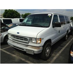 1997 FORD CLUB WAGON 1 TON PASSANGER VAN 8 CYL.