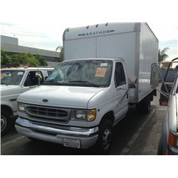 1998 FORD E-350 1 TON DUALLY CUTAWAY VAN 8 CYL.