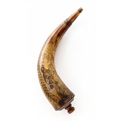 Scottish 17th-18th C. Powder Horn