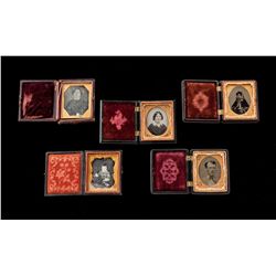 Lot of 5 1850s-1860s Images