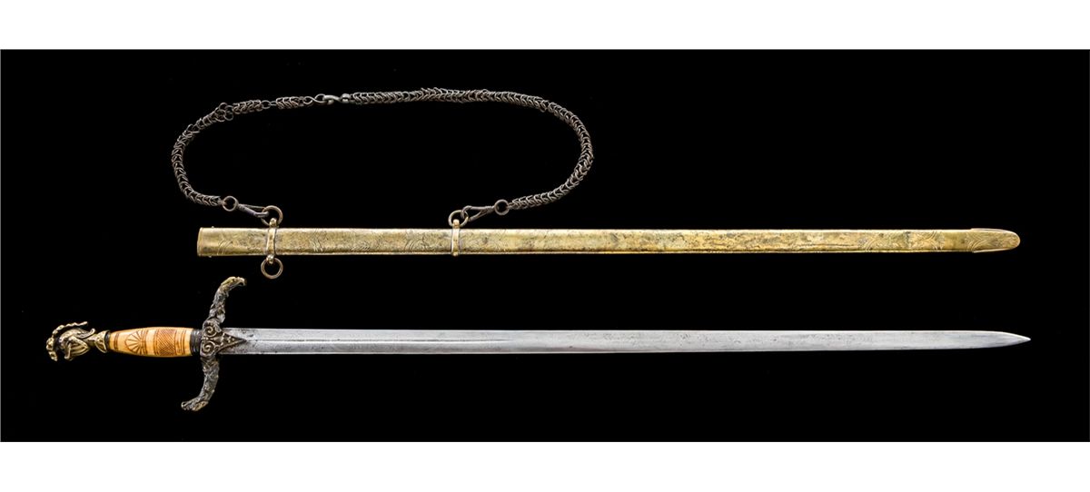 U.S. Militia Staff Officer's Sword, by Ames