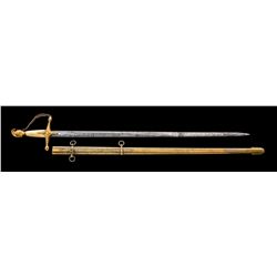 U.S. Militia Staff Officer's Sword, by Ames