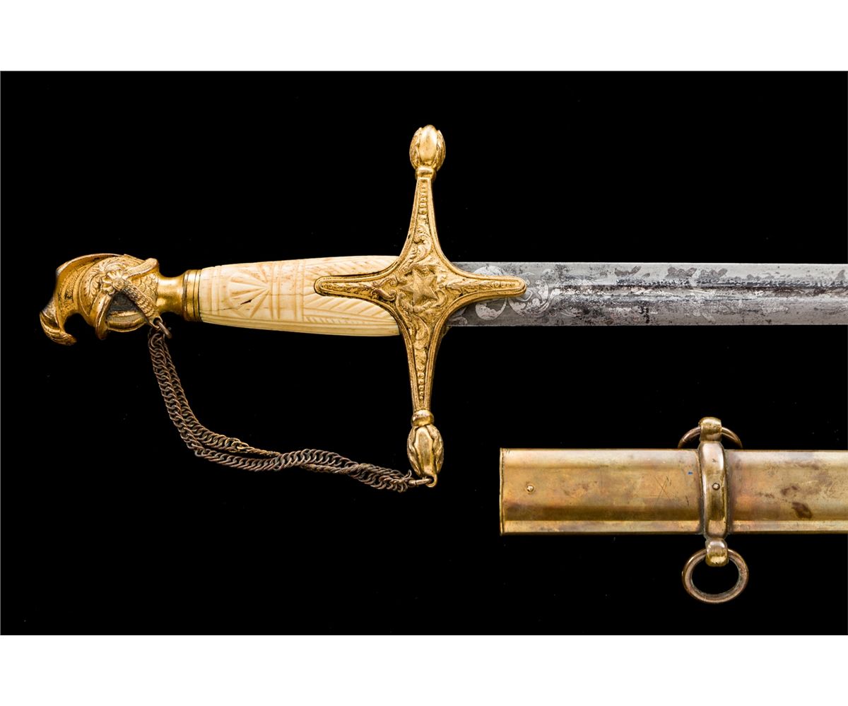 U.S. Militia Staff Officer's Sword, by Ames