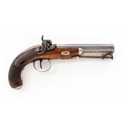 Superb London mkd. Perc. Belt Pistol, by Wadsworth