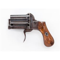 19th C. Belgian Pinfire Pepperbox